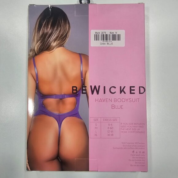 BeWicked Haven Bodysuit Blue - Picture 3 of 7